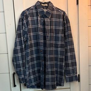 Orvis Blue Checkered Shirt